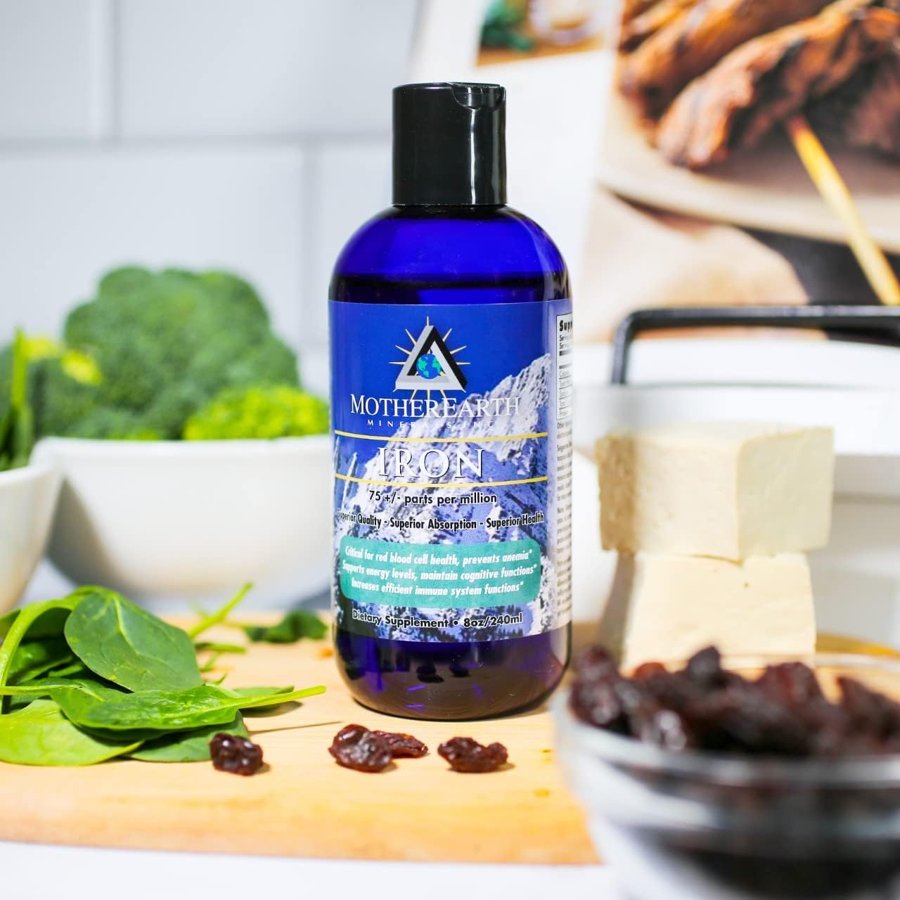 Mother Earth Minerals Angstrom Iron Minerals - 8 oz Bottle