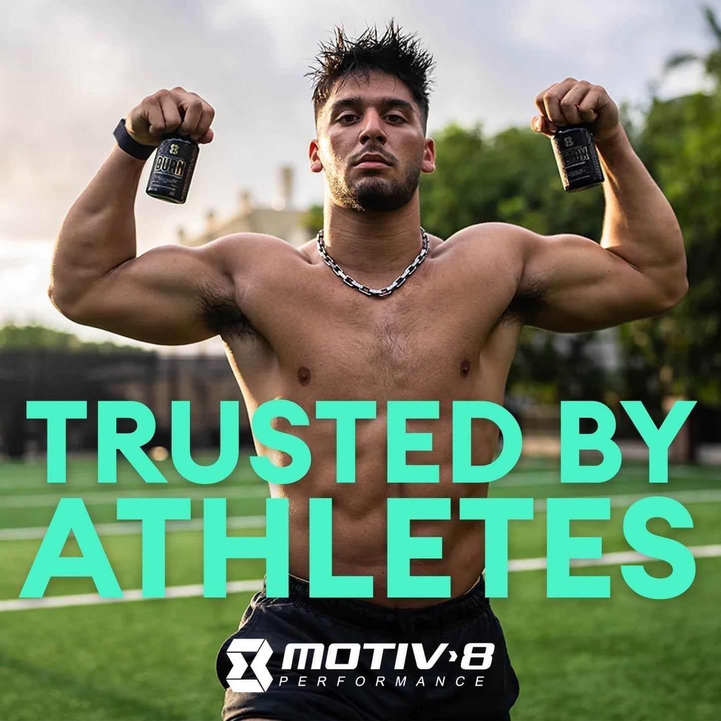 Motiv-8 Sugar-Free Pre-Workout for Energy, Focus, and Mood Enhancement - Watermelon Flavor (30 Servings)