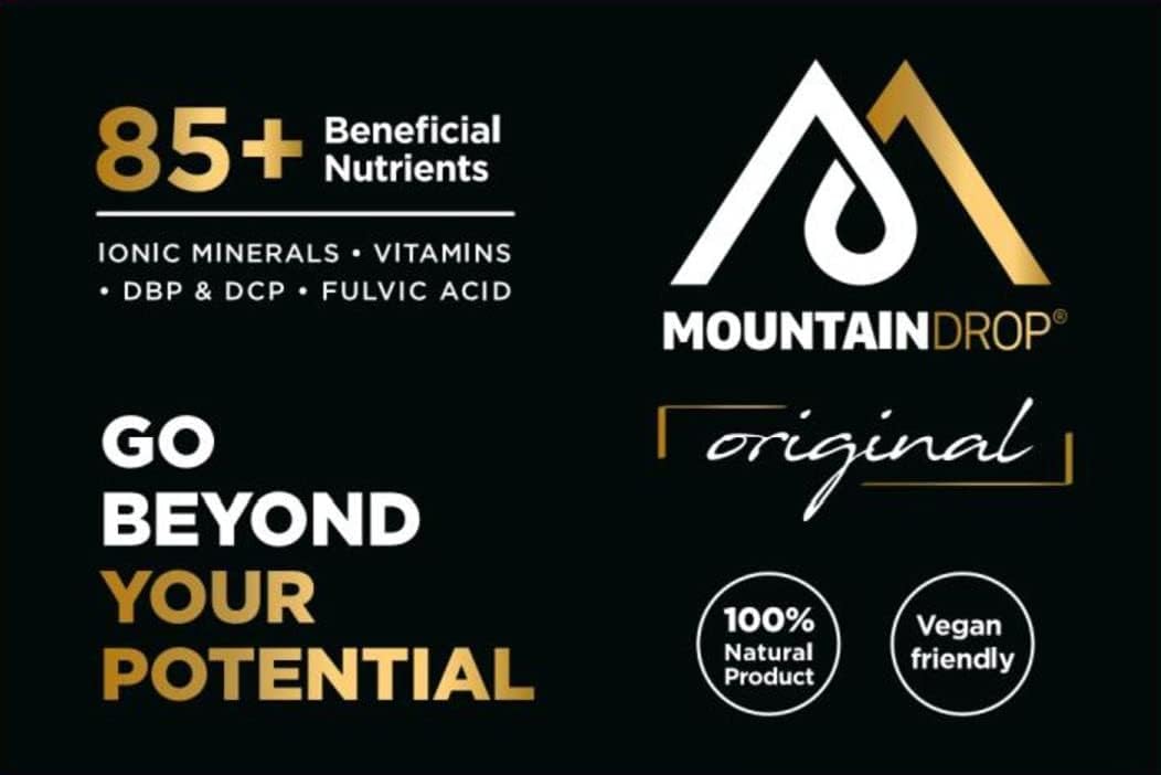 MountainDrop High Altitude 100% Pure Natural Shilajit Resin - 85 Beneficial Ingredients, 53 DBP & DCP, 18+Amino & Fulvic Acids - Supports Physical, Mental, Emotional Functions - Ionic Absorption - 40g