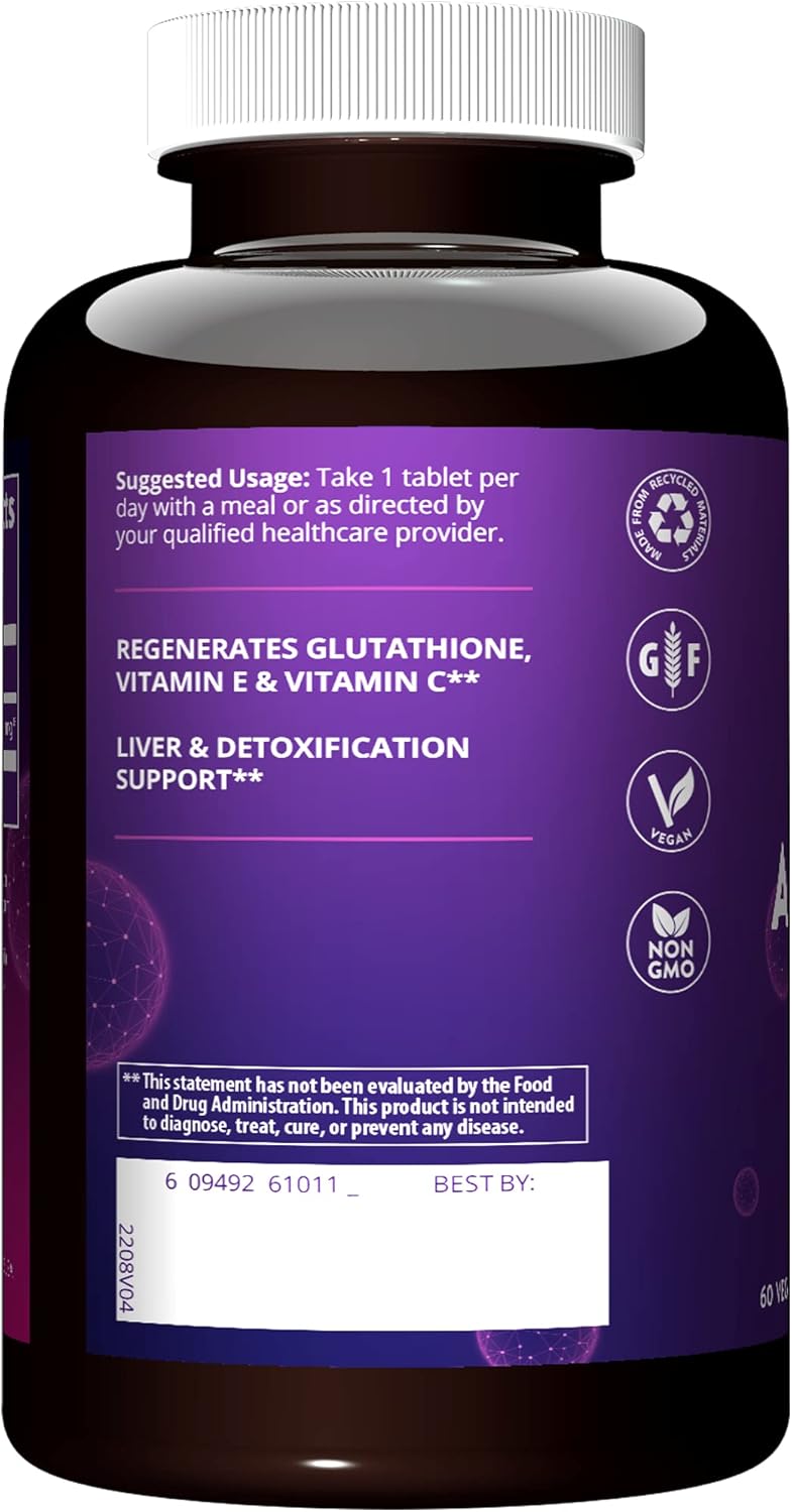 MRM Nutrition Alpha Lipoic Acid Capsules - 300mg ALA for Cell Protection, Liver Health, and Antioxidant Support - 60 Servings - BoostGo Australia
