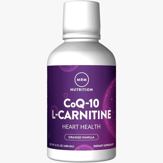 MRM Nutrition CoQ-10 L-Carnitine Liquid Supplement - Orange-Vanilla Flavor - Boost Energy & Antioxidants - 32 Servings - BoostGo Australia
