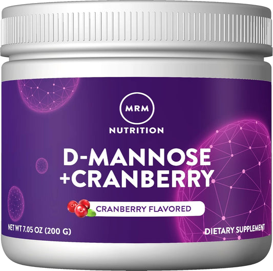 MRM Nutrition D-Mannose + Cranberry Supplement for Urinary Tract Health - 40 Servings - BoostGo Australia