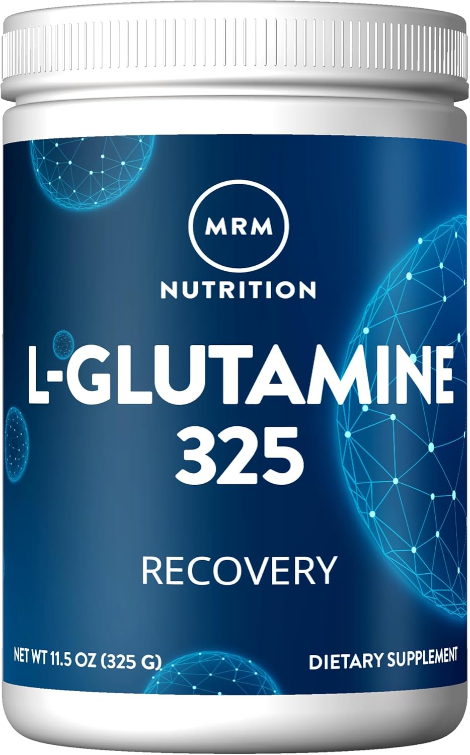 MRM Nutrition L-Glutamine 5000mg Supplement for Recovery, Muscle Support, and Immune + Gut Health - 65 Servings