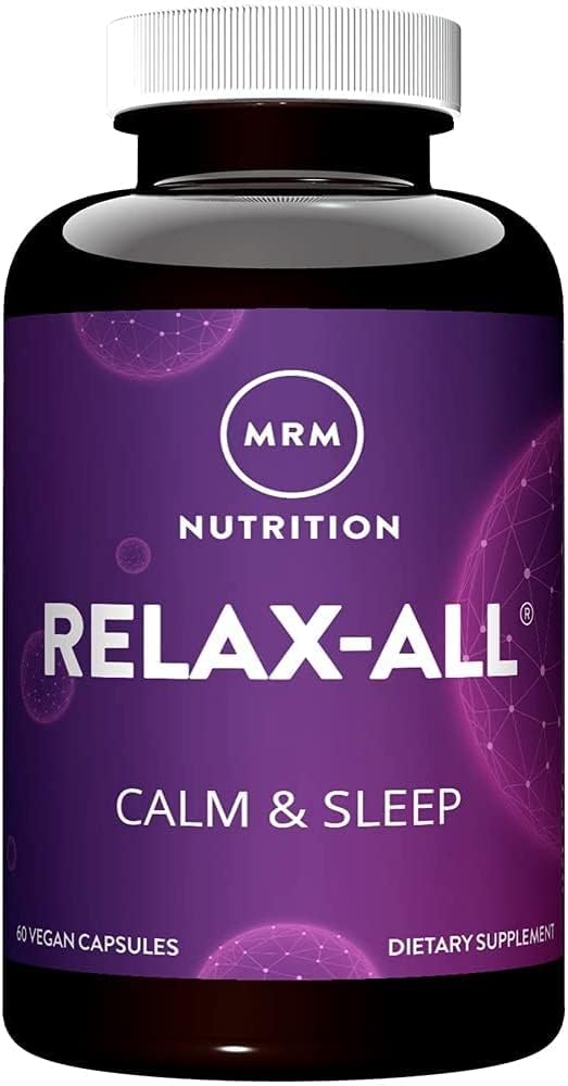 MRM Nutrition Relax-All® | Sleep Aid Supplement with GABA, L-Theanine & Ashwagandha | Non-Habit Forming | Vegan & Gluten Free | 15 Servings - BoostGo Australia