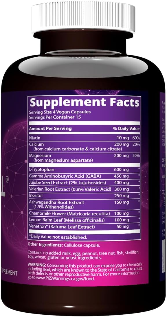 MRM Nutrition Relax-All® | Sleep Aid Supplement with GABA, L-Theanine & Ashwagandha | Non-Habit Forming | Vegan & Gluten Free | 15 Servings - BoostGo Australia