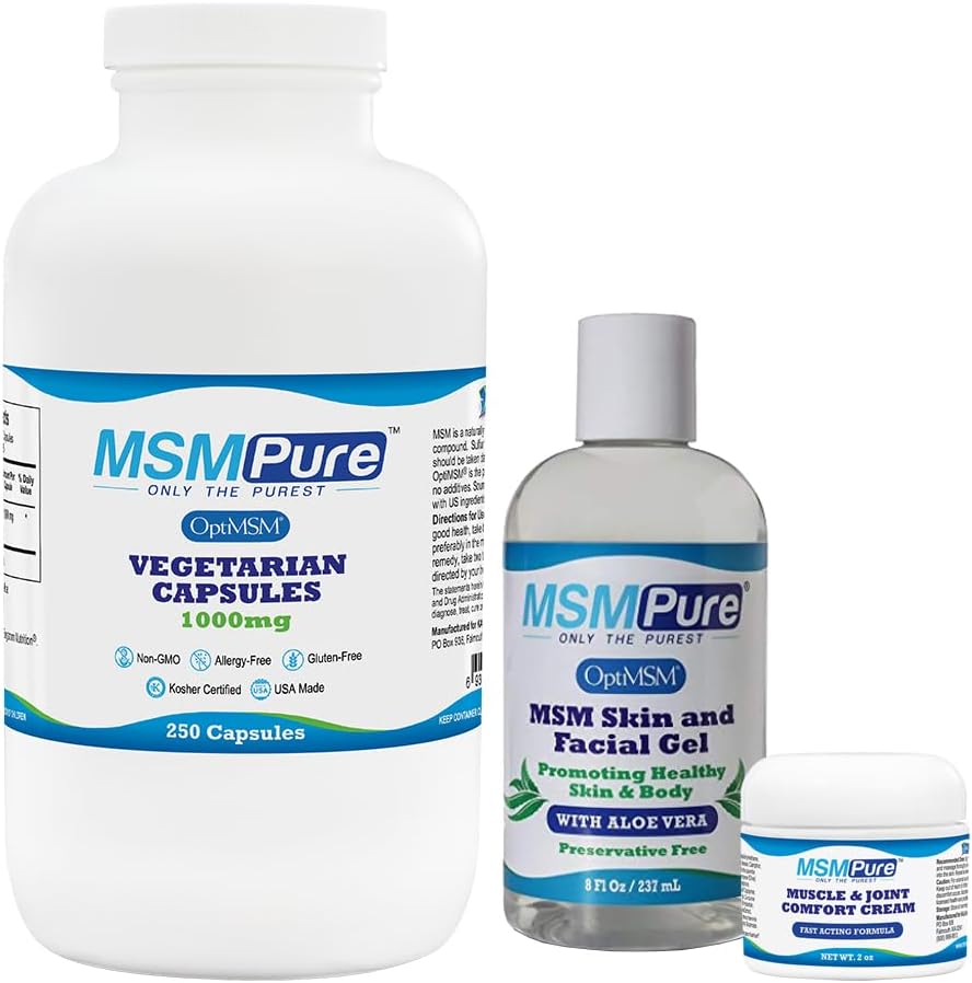 MSM Capsules Starter Bundle - 250 Count by KALA HEALTH