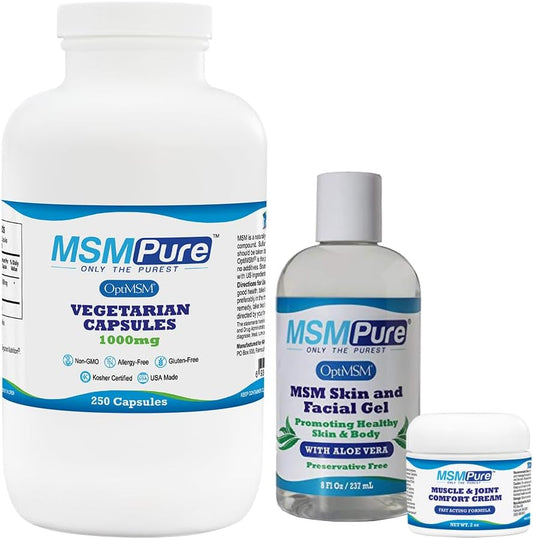 MSM Capsules Starter Bundle - 250 Count by KALA HEALTH