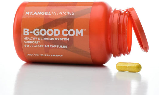 Mt. Angel Vitamins B-Good Com - Vitamin B Complex for Healthy Nervous System, 60 Vegetarian Capsules