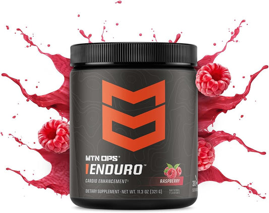 MTN OPS Enduro Nitric Oxide Supplement & Stim-Free Pre Workout - Black Cherry - 30 Servings