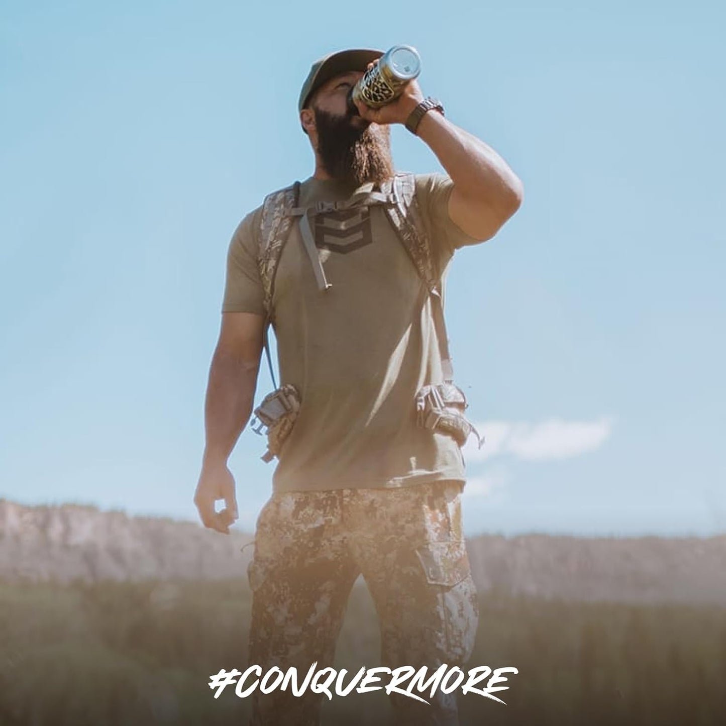 MTN OPS Hydrate Electrolyte Powder Drink Mix - 20 On-The-Go Packs, Strawberry Coconut Flavor, 1000mg Electrolytes