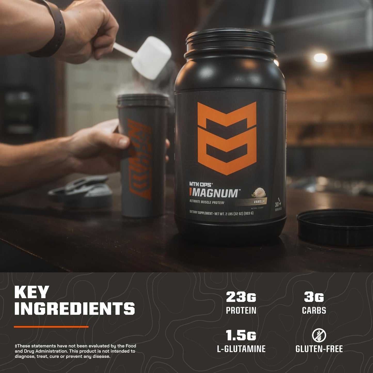 MTN OPS Magnum Peanut Butter Chocolate Whey Isolate Protein Powder - 32 Servings