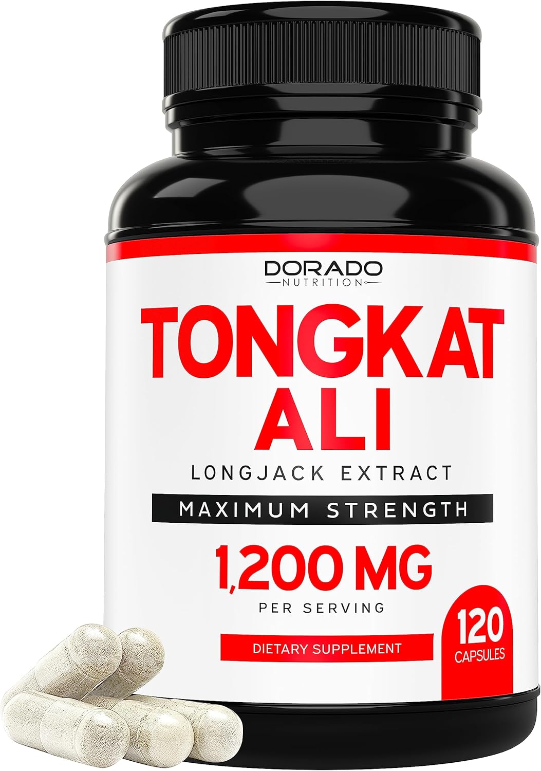 Muira Puama Root Extract 1000mg and Tongkat Ali 1200mg Supplement for Men and Women by DORADO NUTRITION