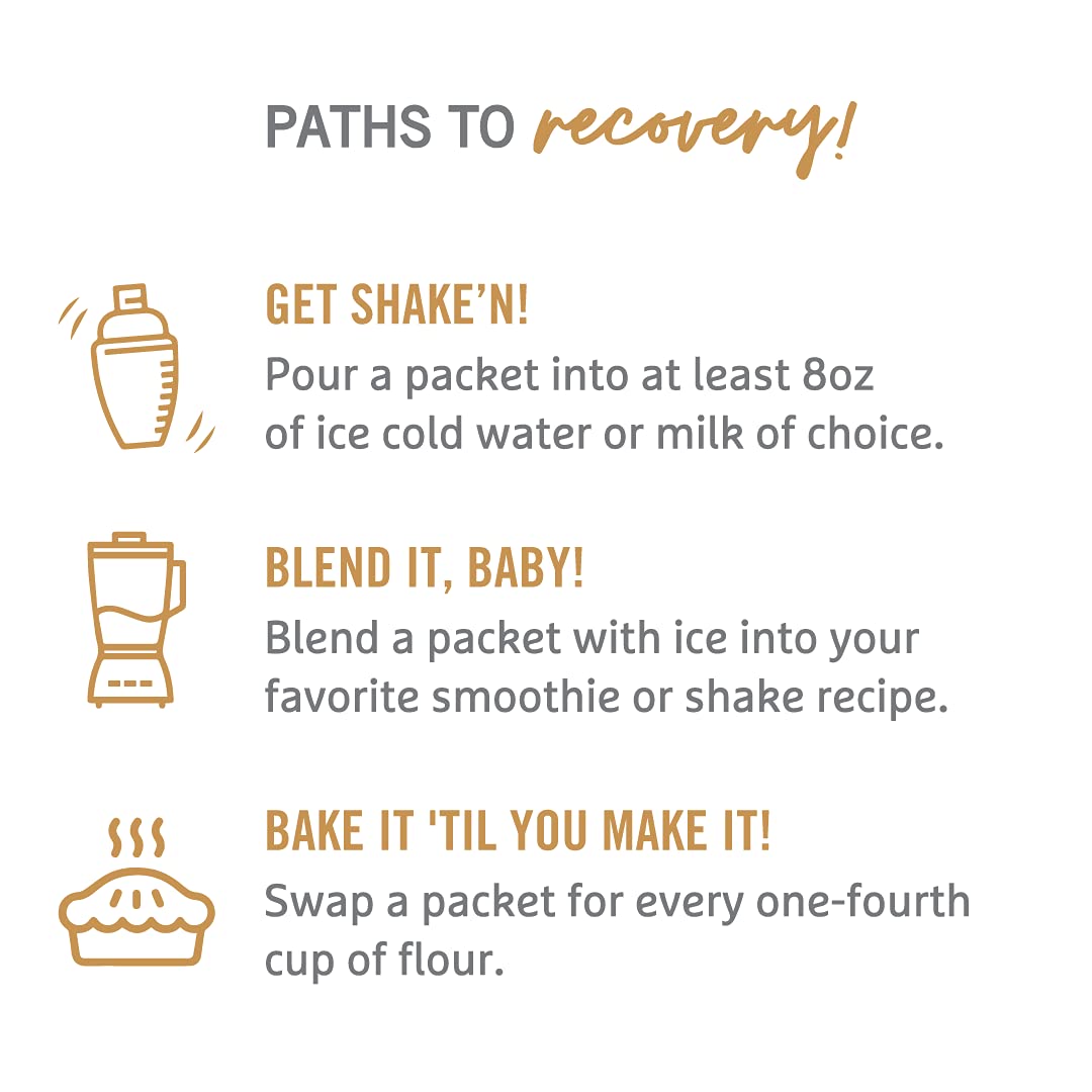 Munchkin® Milkmakers® Postnatal Recovery Protein Powder - Pea Protein, Lactation & Biotin for Postpartum Support - Vanilla - 5 Count