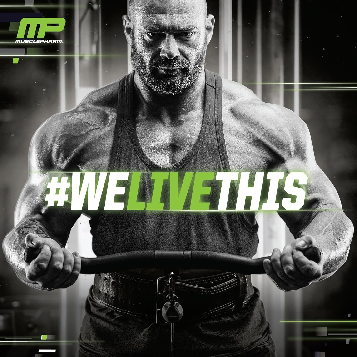 Muscle Pharm Combat Protein Powder, Vanilla Flavor, 2 lb, 26 Servings, Gluten Free, 5 Protein Sources Including Whey Protein Isolate & Egg Albumin for Effective Workouts