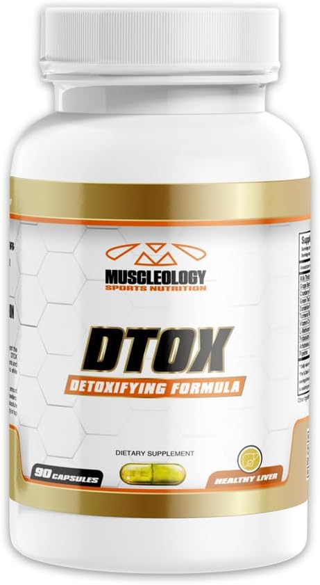 MUSCLEOLOGY Dtox: Liver and Kidney Support Supplement for Detoxification and Health