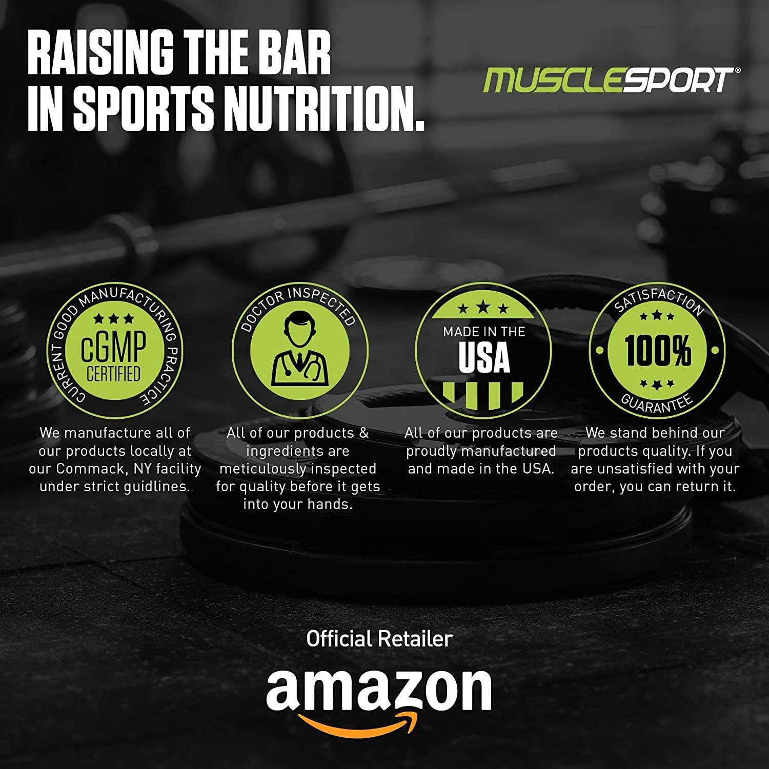 MuscleSport BCAA Revolution Amino Acid Powder Supplement - Rainbow Candy Flavor - Intra Workout & Recovery Complex for Men & Women (30 Servings)