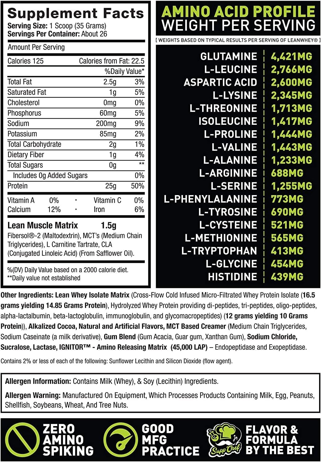 Musclesport Lean Whey Revolution™ Protein Powder - Italian Rainbow Cookie Flavor - Low Calorie, Low Carb, Low Fat - 25g Protein per Scoop - 2lb Size