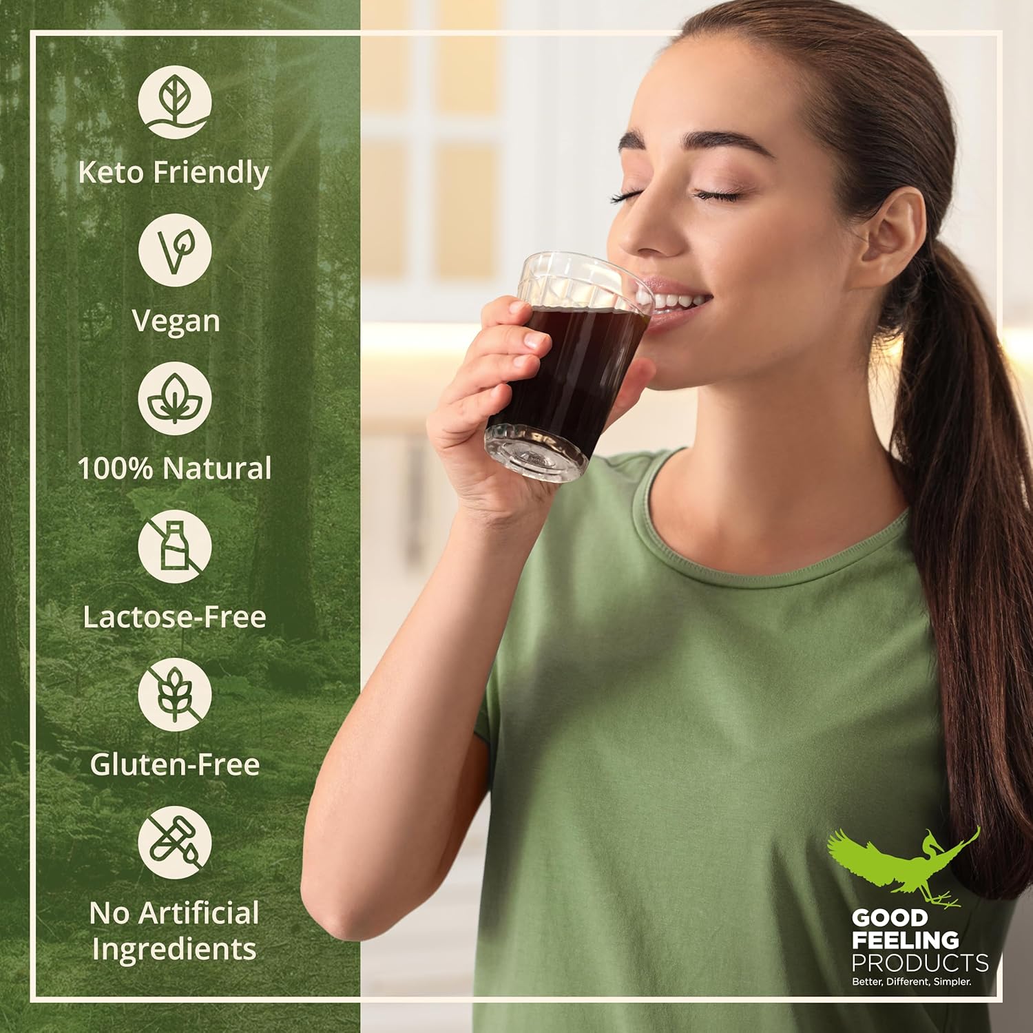 Mushroom Supplement Powder for Immune Support - Good Feeling Products for Men & Women