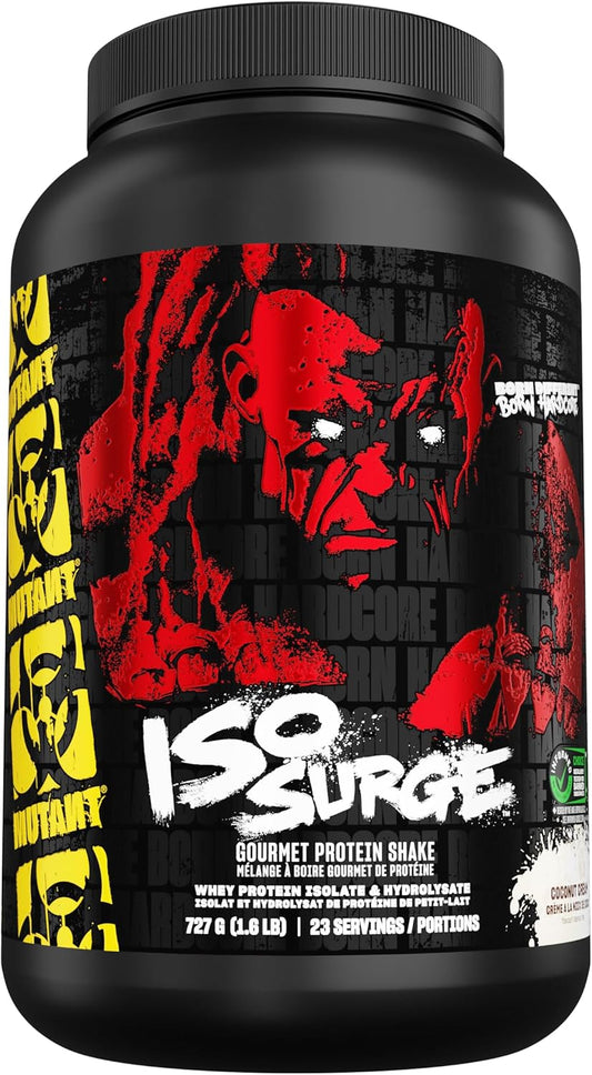 MUTANT ISO SURGE Coconut Cream Protein Powder, 1.6lb (727g) - Pack of 1