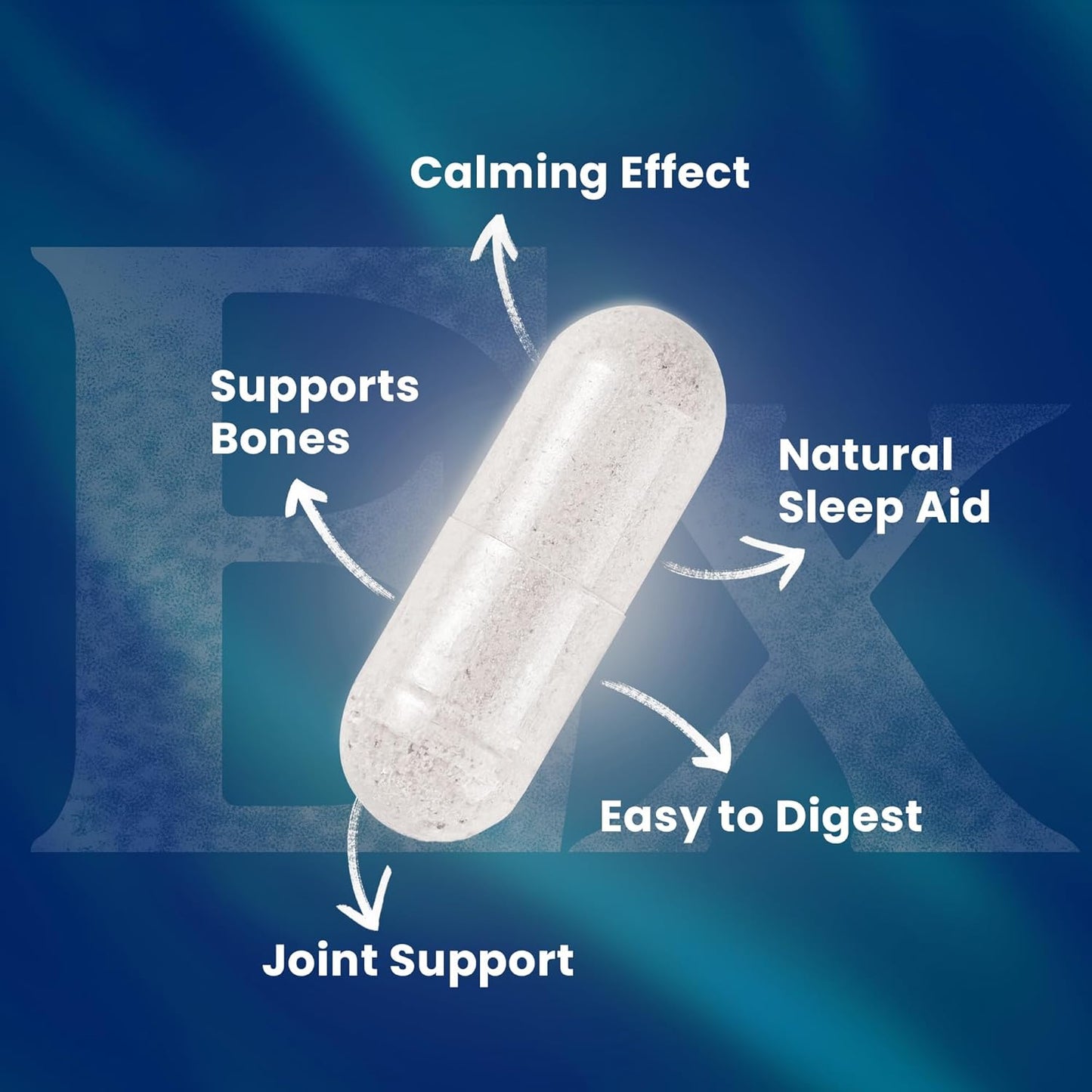 MuunEx High Absorption Magnesium Complex - Enhanced Formula for Muscles, Nerves, and Energy - 60 Vegan Capsules