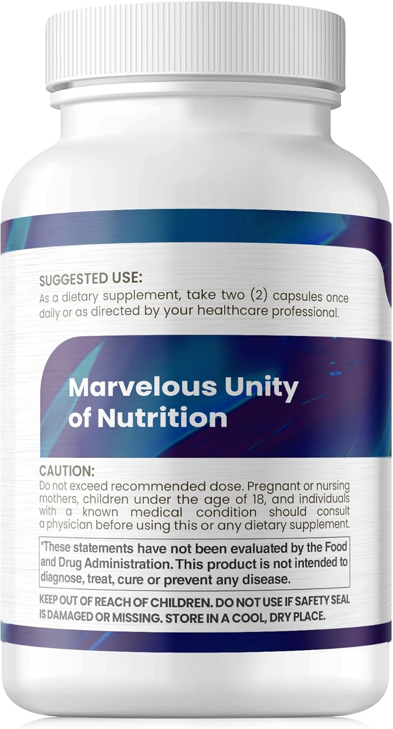 MuunEx High Absorption Magnesium Complex - Enhanced Formula for Muscles, Nerves, and Energy - 60 Vegan Capsules