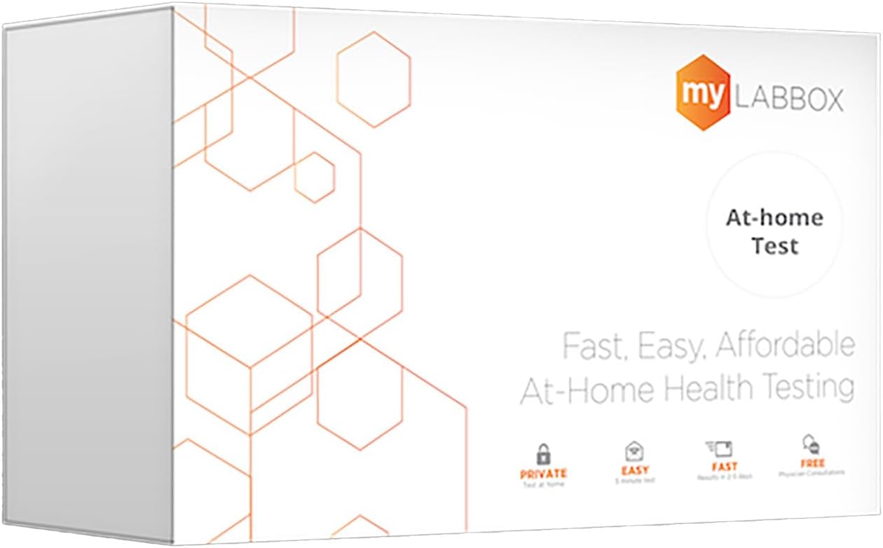 myLAB Box Vitamin D Test Kit for Home Use - Accurate Blood Test for 25(OH) D Levels - CLIA Certified - FSA/HSA Eligible