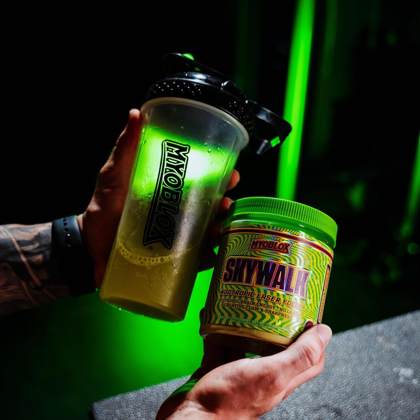 MyoBlox Skywalk Nootropic Brain Supplement - 40 Scoops, Color Money