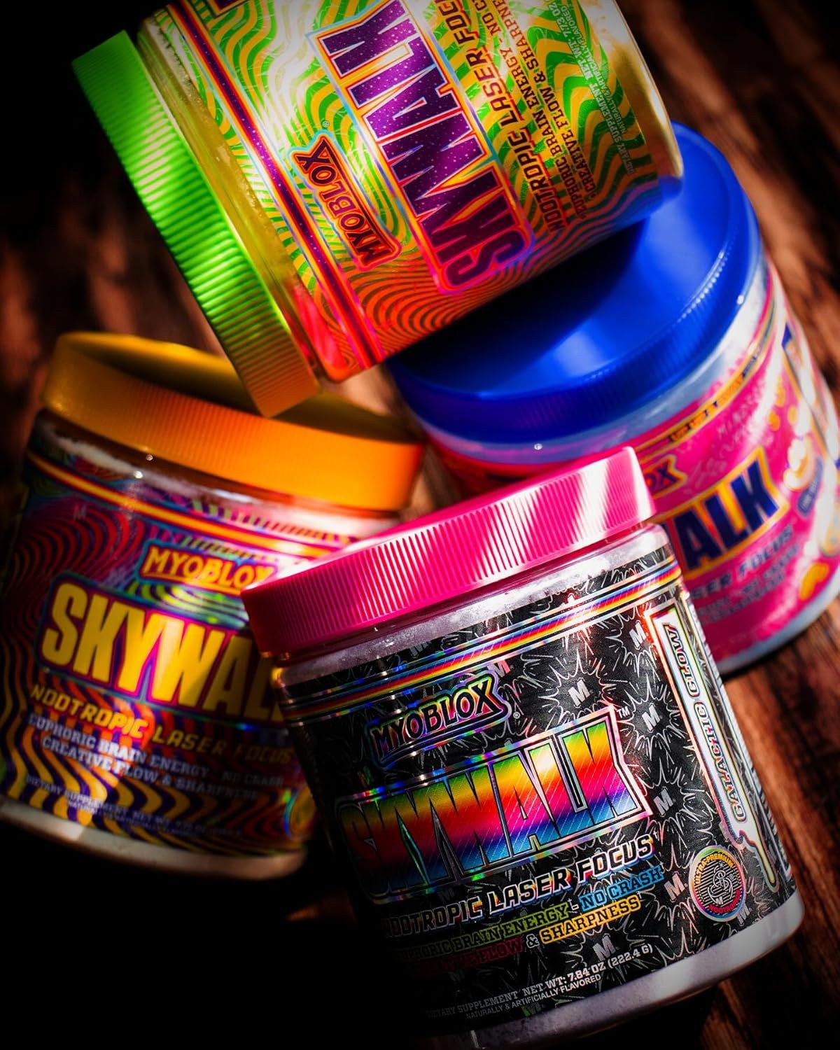 MyoBlox Skywalk Nootropic Brain Supplement - 40 Scoops, Color Money