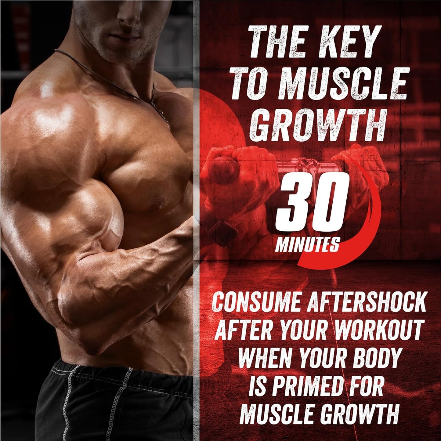 Myogenix Aftershock Post Workout Protein Powder - Anabolic Whey Protein with Mass-Building Carbs, Amino Stack, Creatine, Glutamine, BCAAs - Orange Creamsicle 6 LBS