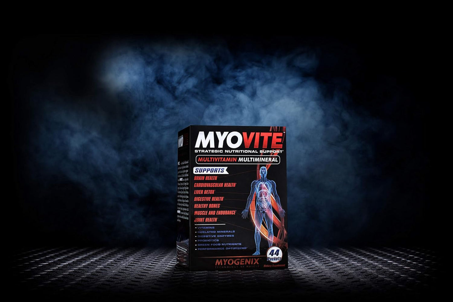 Myogenix Myovite Multivitamins for Athletes - High Performance Daily Vitamins for Men and Women (44 Packets)