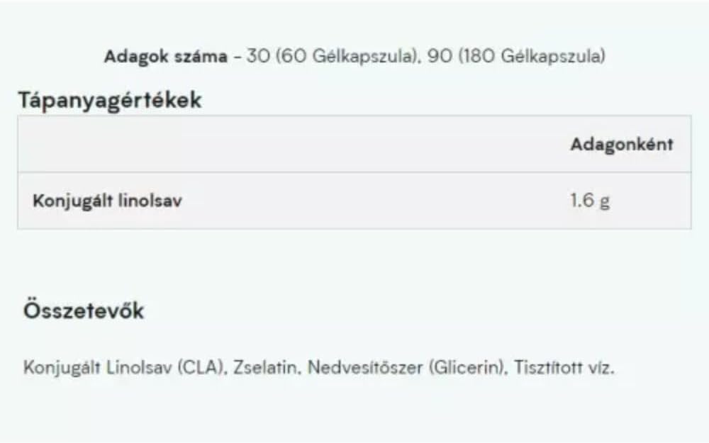 MyProtein CLA Supplement - 180 Softgel Capsules for Weight Management and Muscle Support