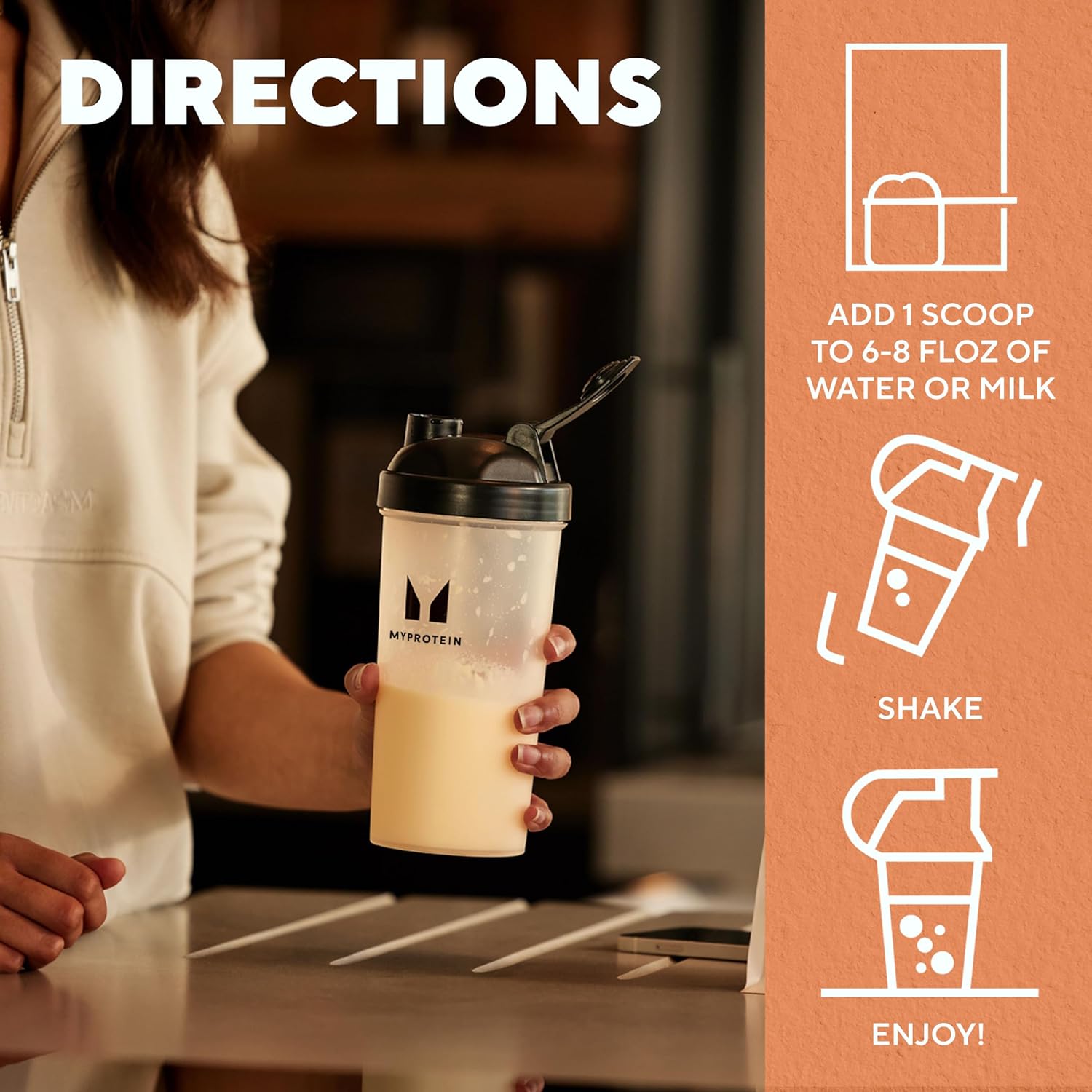 Myprotein Cookies & Cream Impact Whey Protein Powder - 2.2 Lbs (32 Servings) - 22g Protein & 5g BCAA Per Serving - Protein Shake for Enhanced Performance - BoostGo Australia