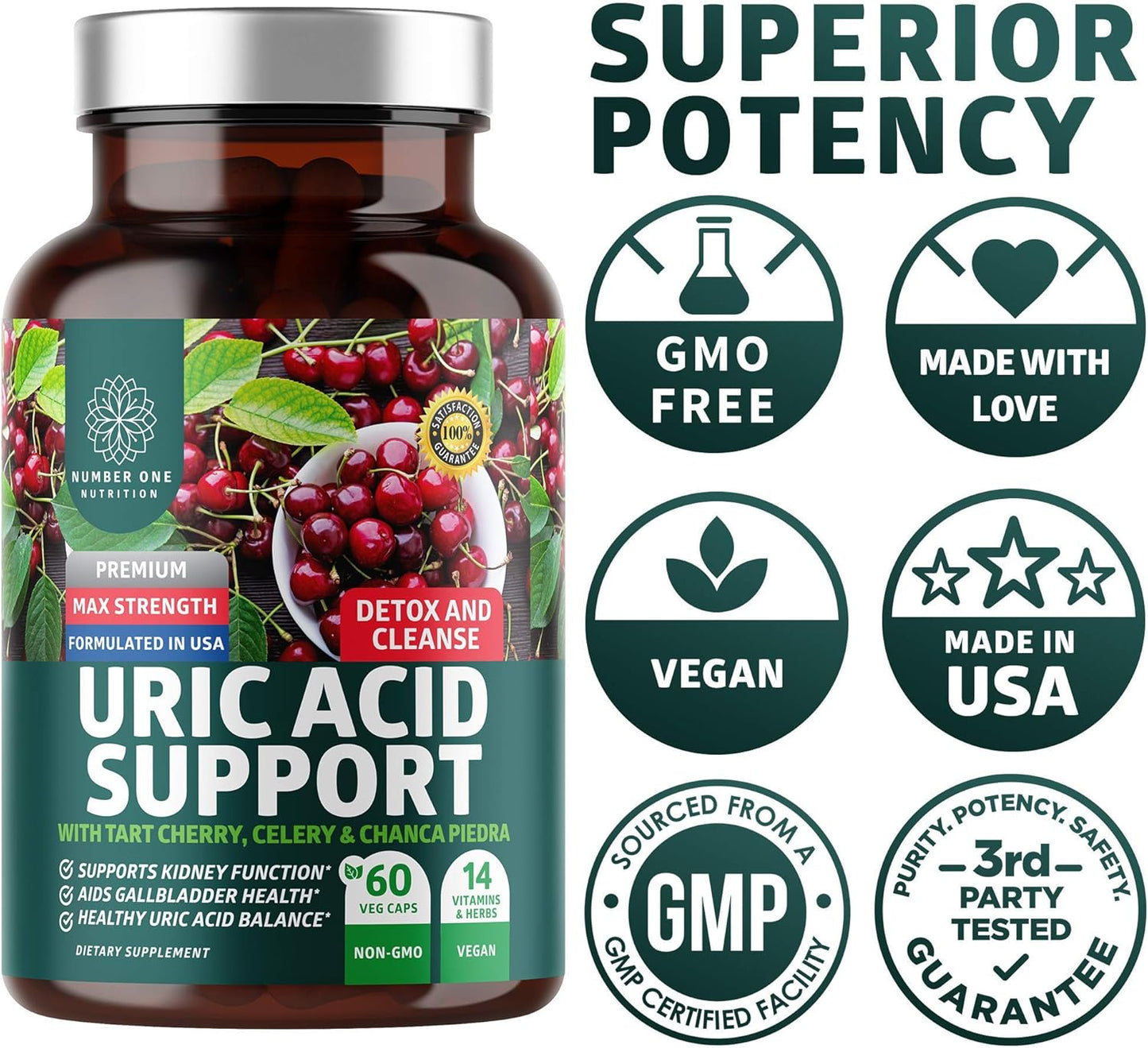 N1N Premium Uric Acid Support & Men's Multivitamins - Natural Energy & Prostate Health - 2 Pack Bundle - BoostGo Australia