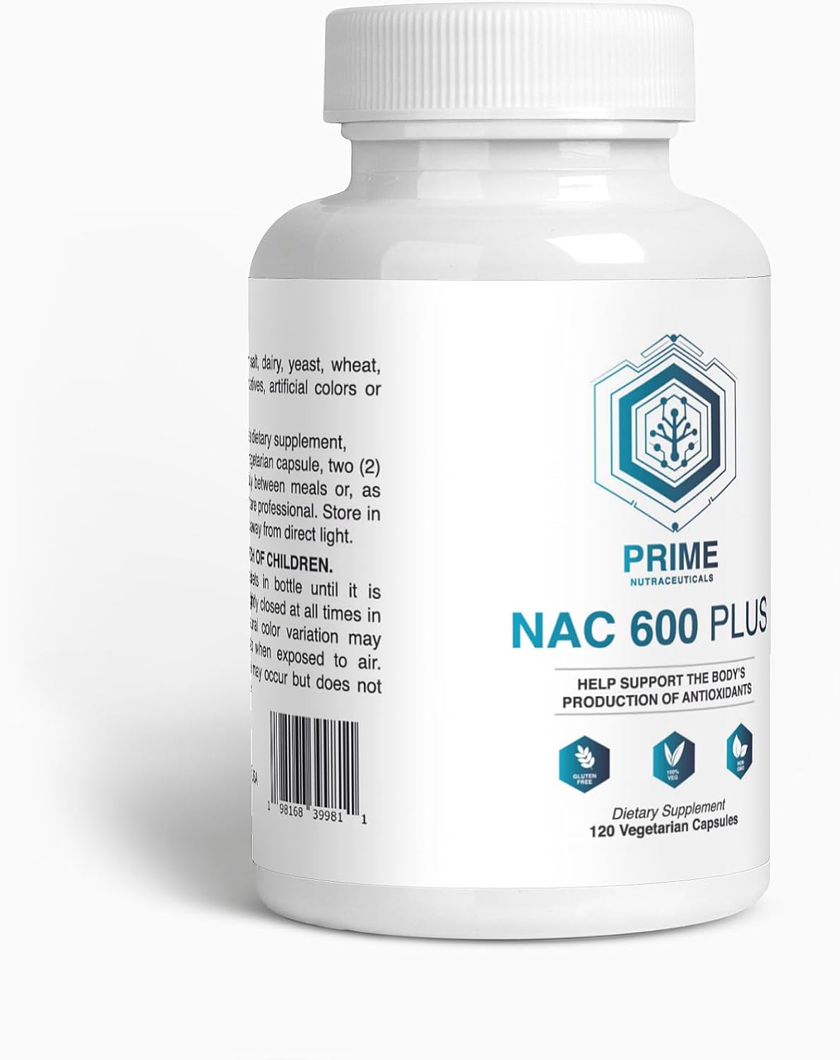 NAC 600mg Supplement with Selenium and Molybdenum for Lung, Liver, Immune, and Cognitive Health