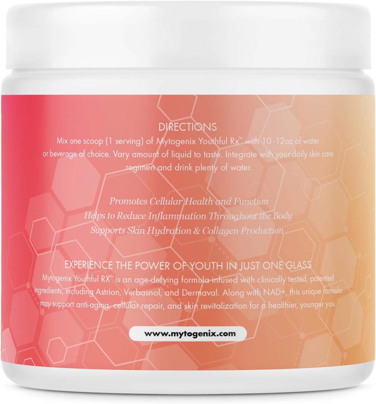 NAD+ Supplement Drink Mix Powder for Cellular Vitality, Anti-Aging, Energy, and Skin Health