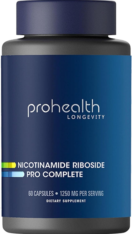 NAD Supplement with Nicotinamide Riboside, TMG, and Trans-Resveratrol - 690mg Equivalent to NMN in 30 Servings