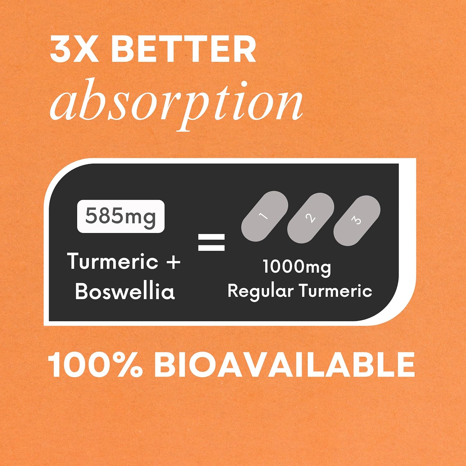 Nano Meda® Turmeric Curcumin with Boswellia | High Absorption Joint Support Supplement, 60 Capsules