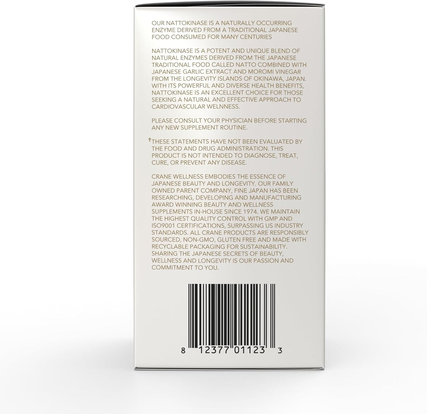 Nattokinase Blend by Crane Wellness - Natural Health Supplement for Circulation and Heart Health