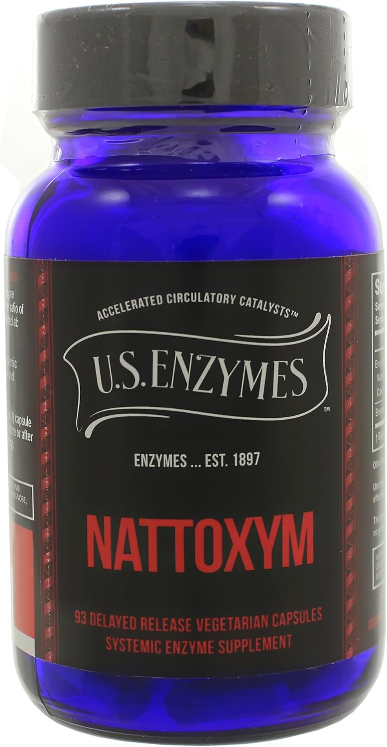 Nattoxym 93c Enzymes Supplement Made in the USA for Digestive Health