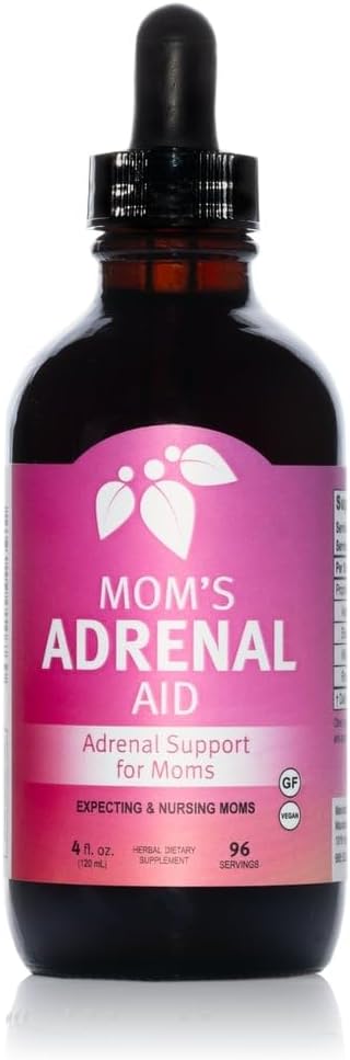 Natural 4oz Adrenal Support Supplement for Daily Fatigue Management - Mountain Meadow Herbs Mom's Adrenal Aid