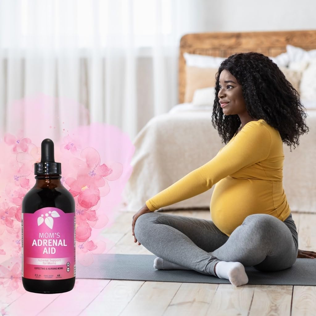 Natural 4oz Adrenal Support Supplement for Daily Fatigue Management - Mountain Meadow Herbs Mom's Adrenal Aid