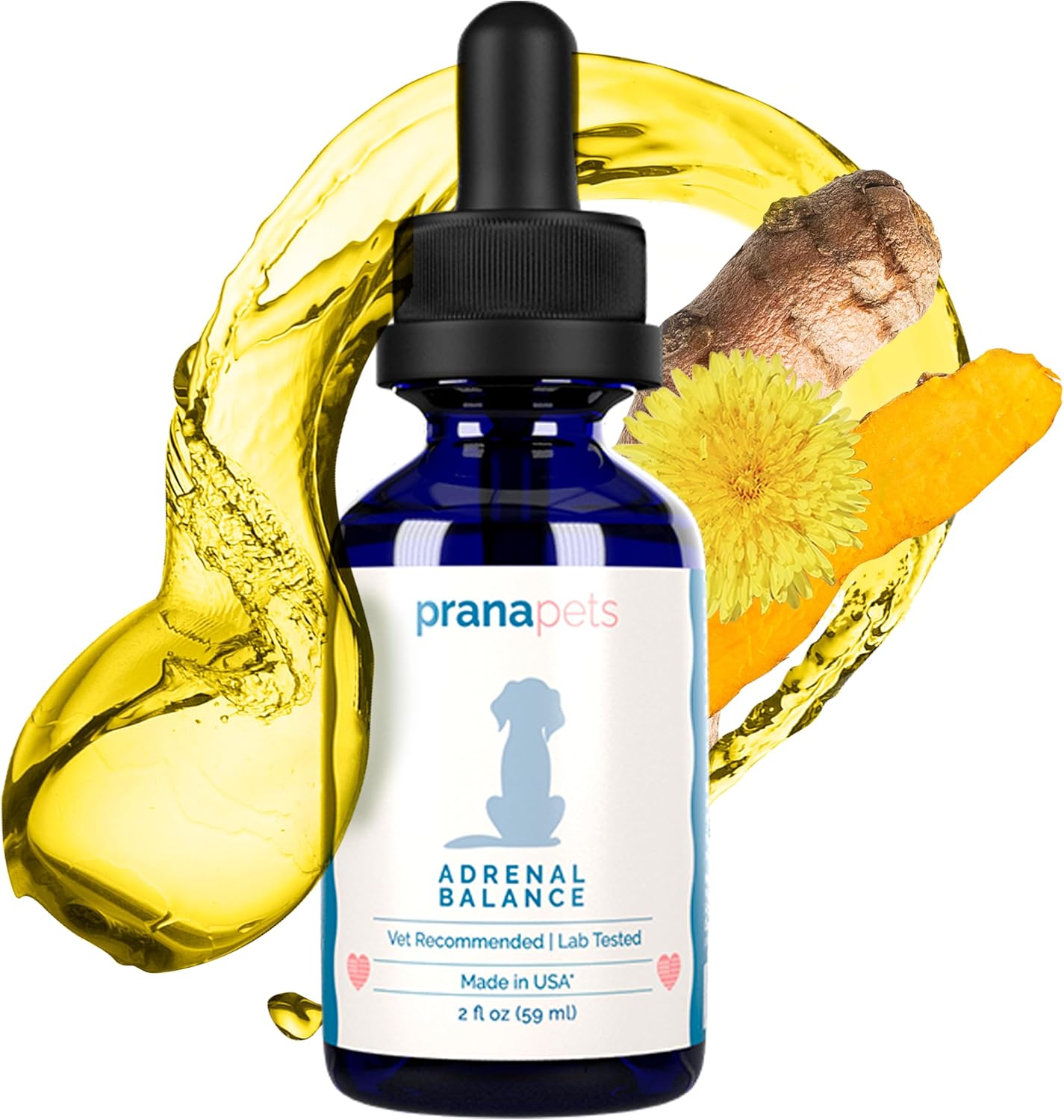 Natural Adrenal Balance Supplement for Dogs with Cushing's Disease - 2 Pack | Herbal Formula to Relieve Symptoms | Licorice-Free Formula