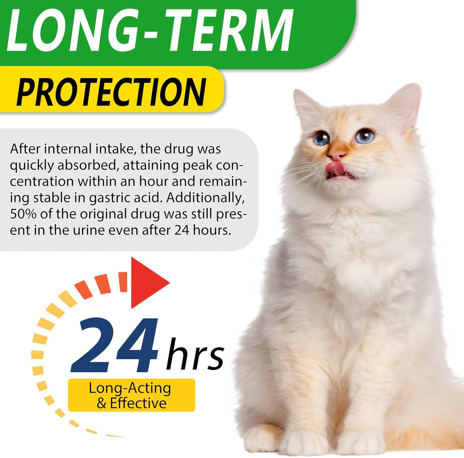 Natural Antibiotic Supplement for Cats - Supports Immune System, Allergy Relief, UTI Prevention, Multivitamin - Chicken Flavour - 2 Fl Oz / 1 Pack