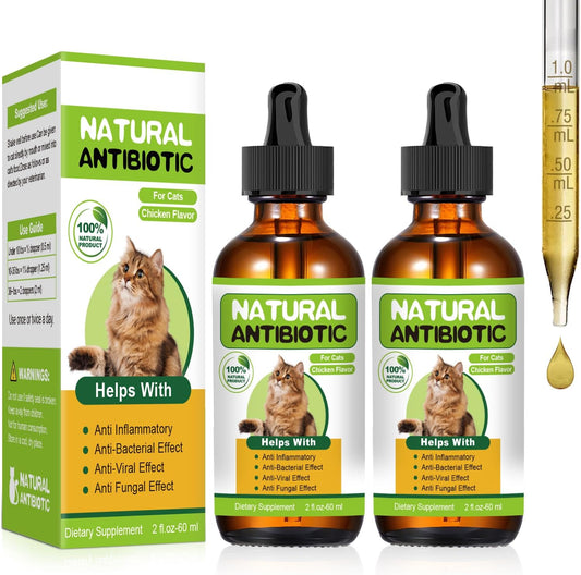 Natural Antibiotics and Multivitamins for Cats | Immune and Allergy Support Supplement for Cats