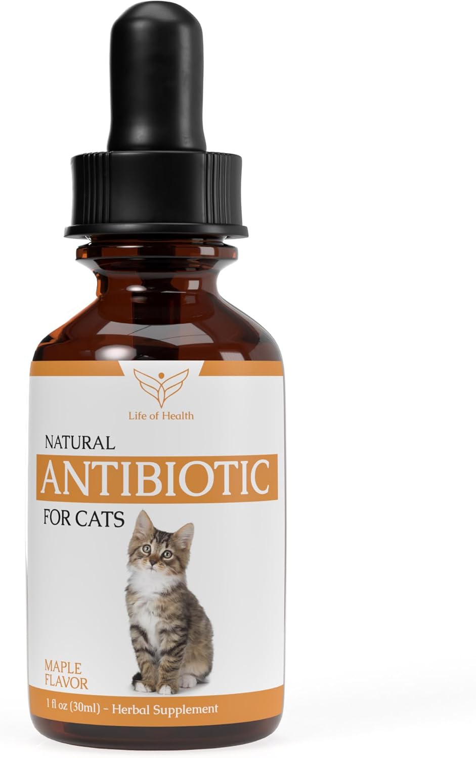 Natural Antibiotics for Cats - Immune Support & UTI Relief - Pet Multivitamin Supplement (2 Pack)