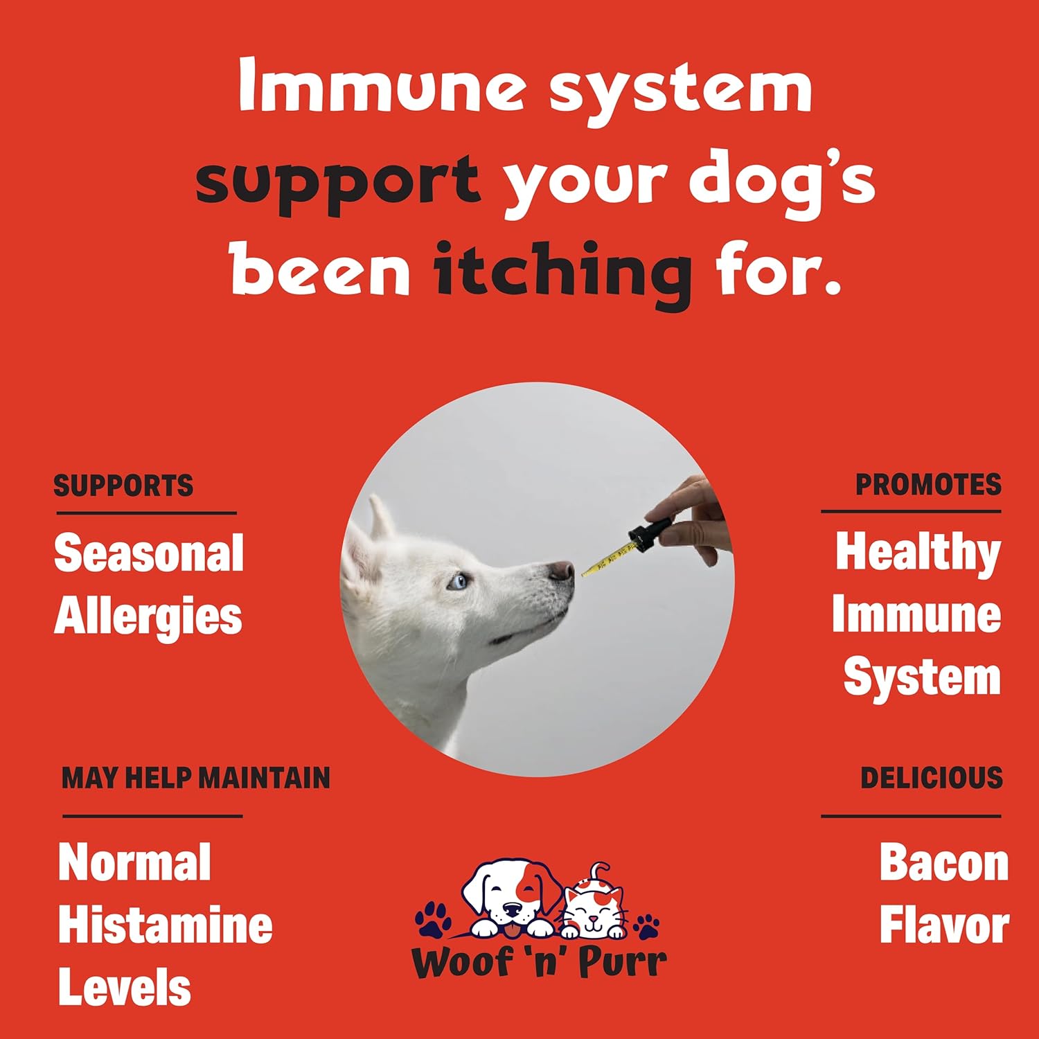 Natural Antibiotics for Dogs - Immune Health & Itch Relief - Allergy Relief - Yeast Infection Treatment - 1 oz