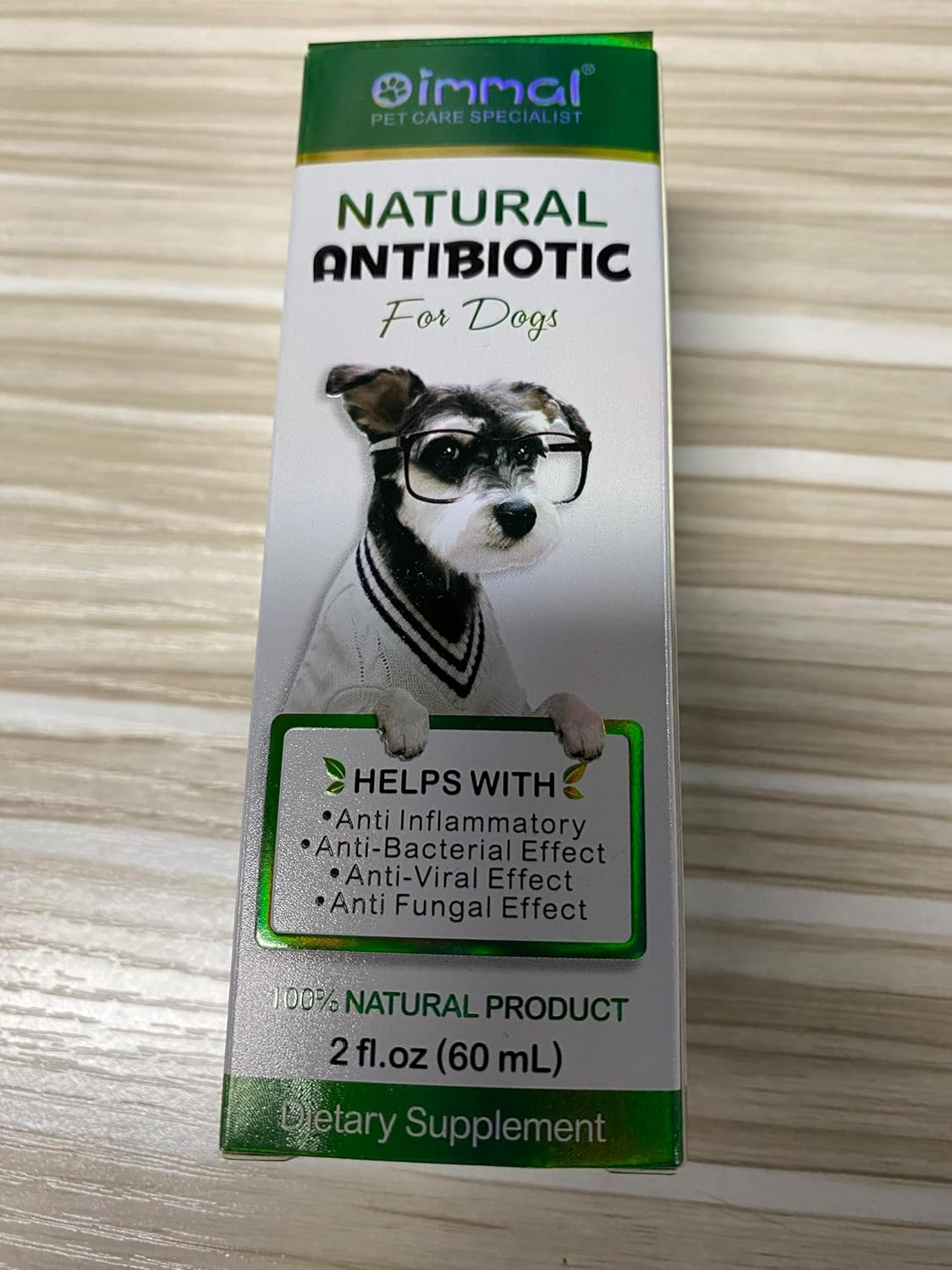 Natural Bacon-Flavored Dog Antibiotics for Allergy and Itch Relief - 120 ml - 2 Pack