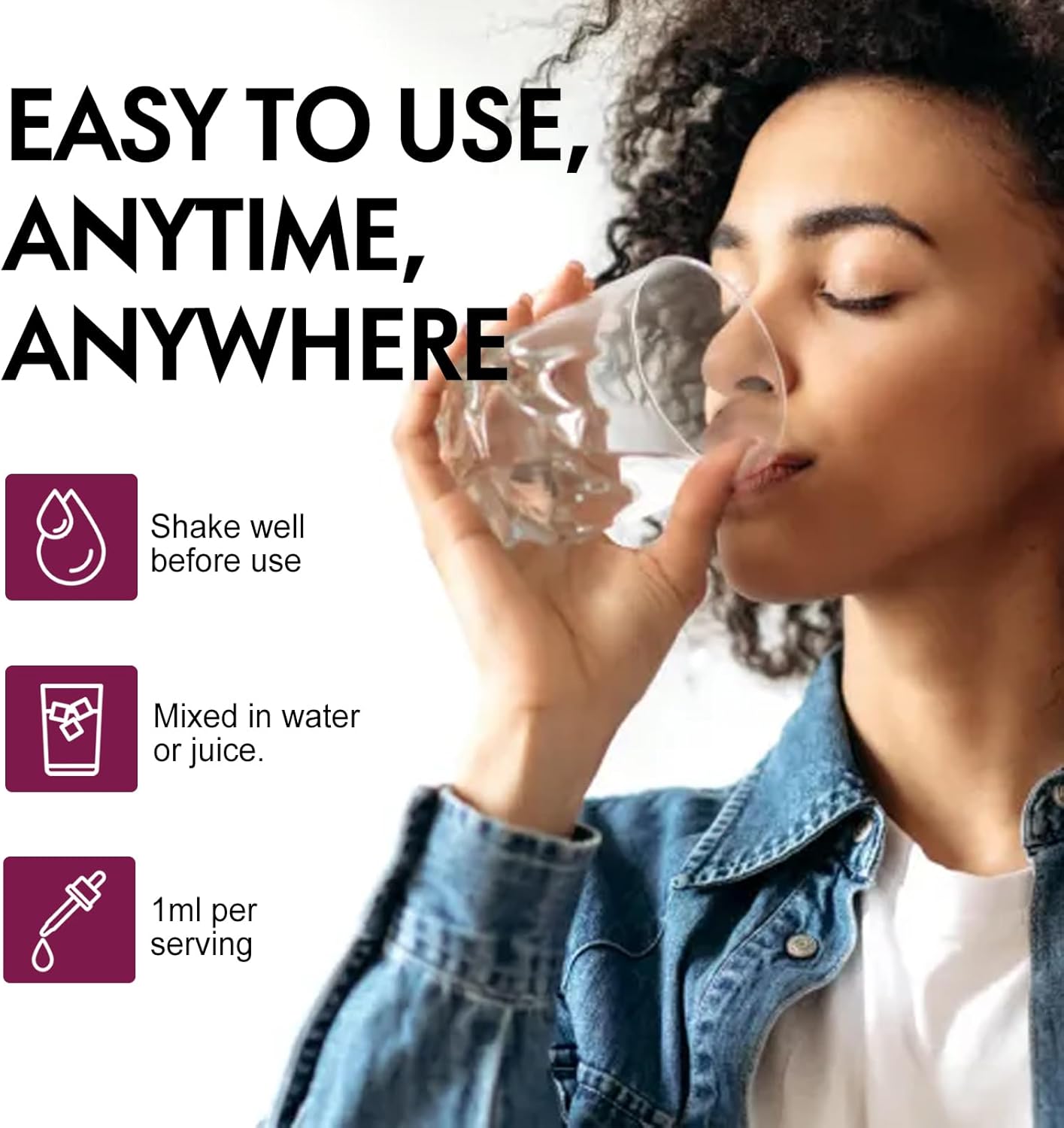 Natural Black Cohosh Extract Herbal Drops for Hormone Balance, Menopause & PMS Relief - 2oz