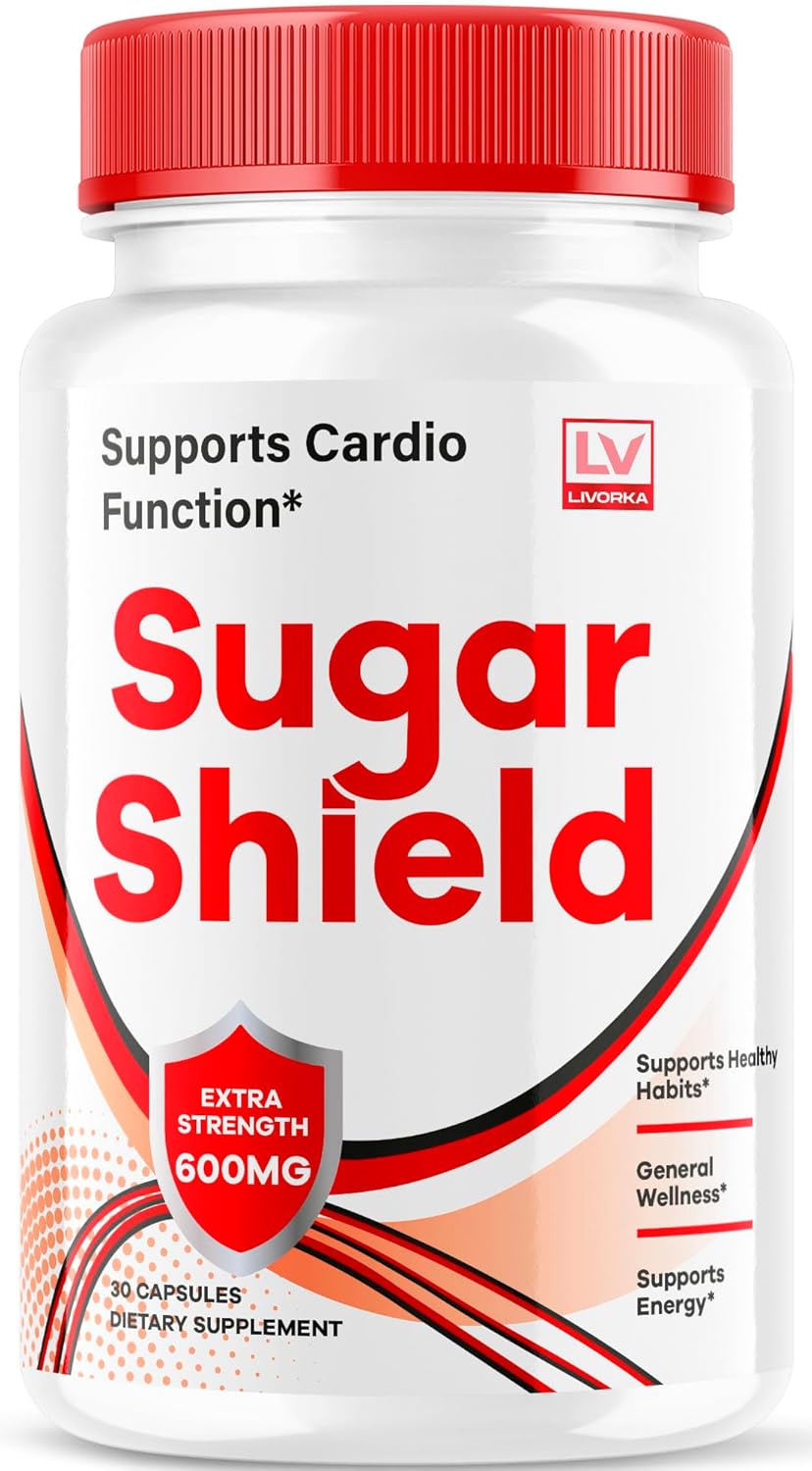 Natural Blood Sugar Support Pills - LIVORKA Sugar Shield Advanced Formula with 30 Capsules, All Natural Ingredients