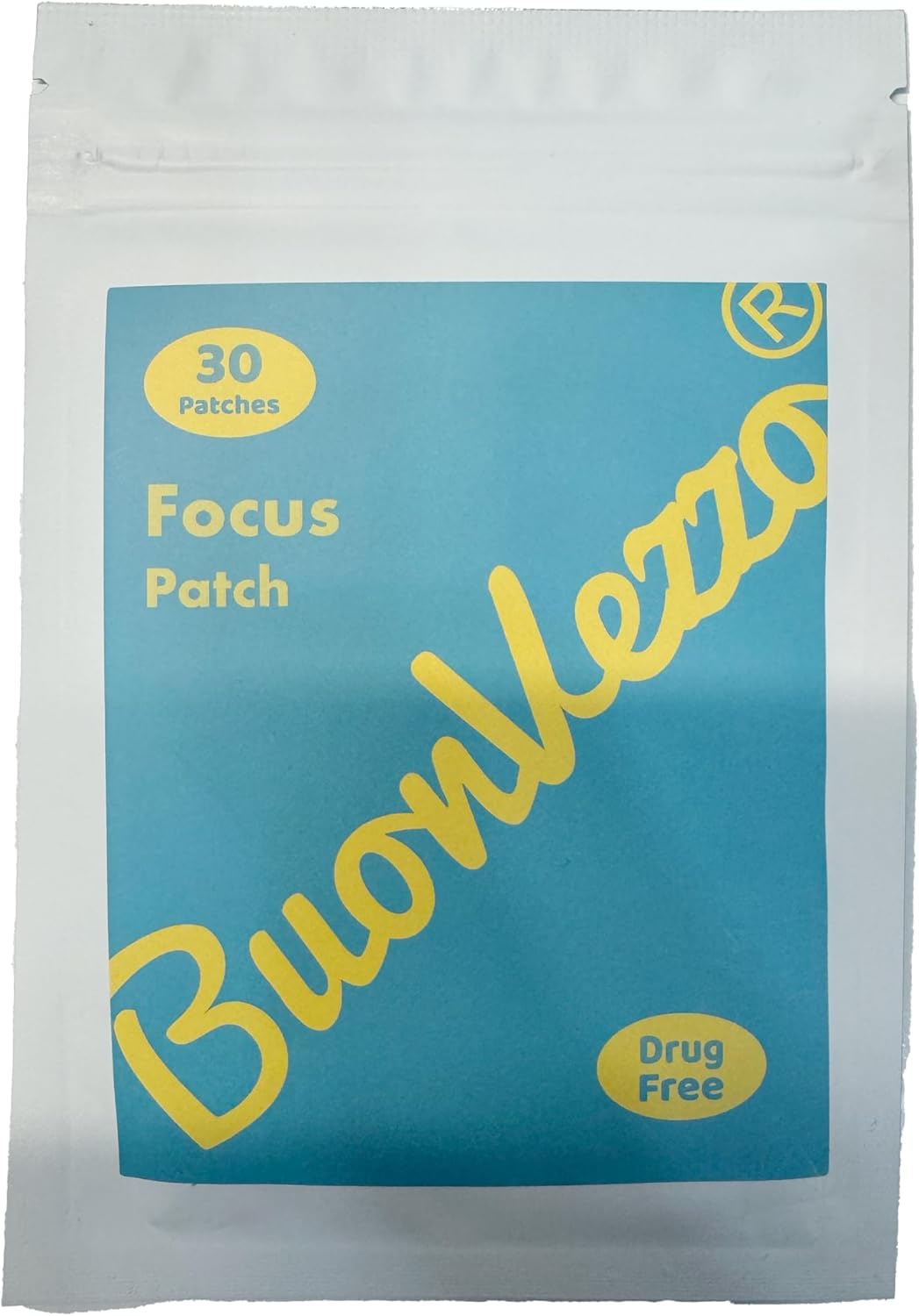 Natural Brain Function Support Patches with D3, A, B9, B1, B2, B3, B6, B7, Zinc Citrate, B12 - 30 Day Supply, Enhances Concentration & Memory